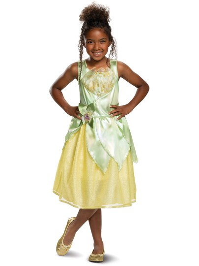 disney princess tiana dresses Women's Disney Deluxe Tiana Costume | Adult | Womens | M | Green/Yellow